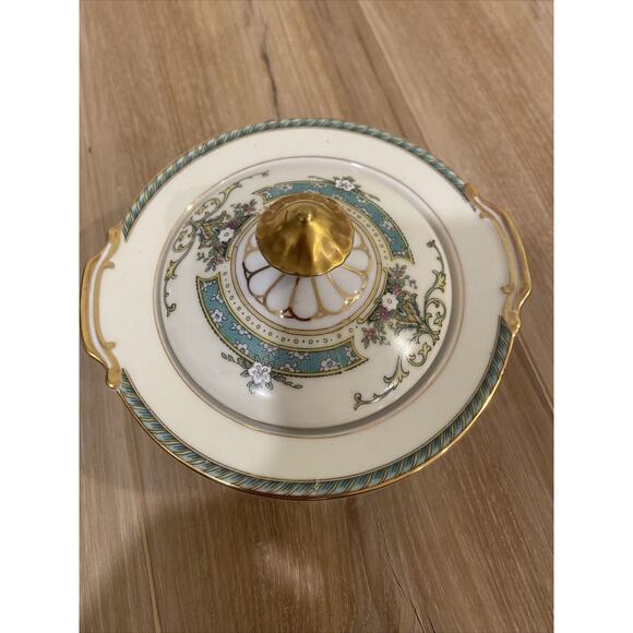 Noritake Beauvais Sugar Bowl & Creamer Fine China Gold Rim Made In Japan - Picture 6 of 9